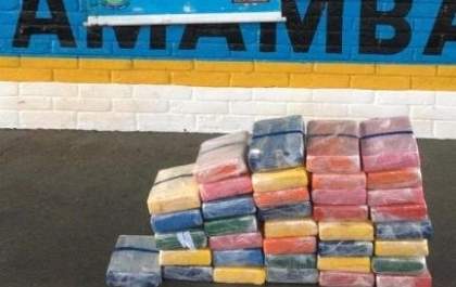 Polícia rodoviária apreende carga de cocaína avaliada em R$ 350 mil