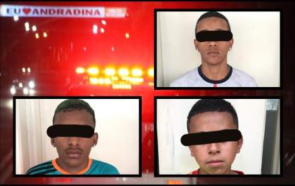 Três adolescentes são apreendidos após roubar clube e ferir duas pessoas