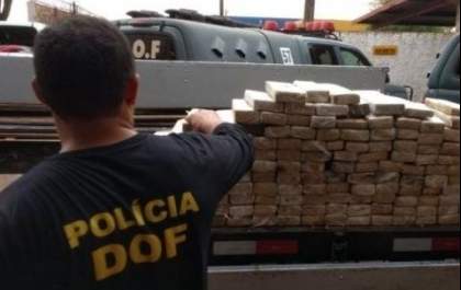 MS quebra recorde com apreensão de 427 toneladas de droga em 2017