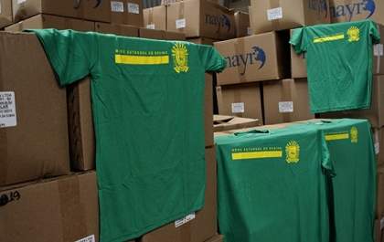 Estado começa entrega de uniformes escolares