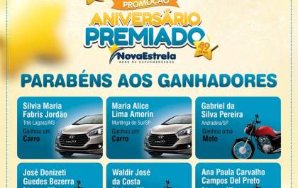 Só o Nova Estrela faz uma festa de prêmios deste tamanho