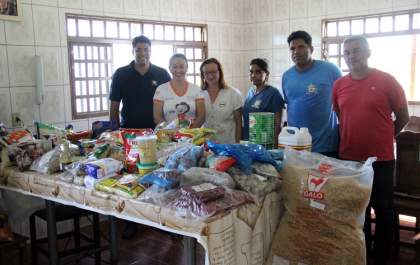 Governo de Andradina realiza doação de alimentos a entidades