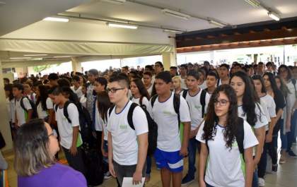Na volta às aulas, as 7 escolas do Sesi no Estado fazem recepção diferenciada aos 3,2 mil alunos