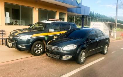PRF recupera em Três Lagoas veículo furtado em Belo Horizonte/MG e clonado