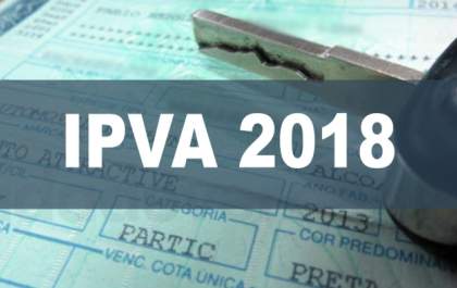 IPVA 2018: Pagamento à vista, sem desconto de veículos com placa final 1 vence hoje