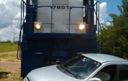 Acidente com trem faz aposentado nascer de novo