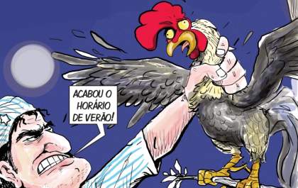 Charge: Horário de verão