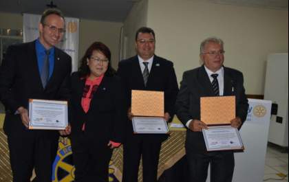 Profissionais que se destacaram em Três Lagoas são homenageados pelo Rotary Club