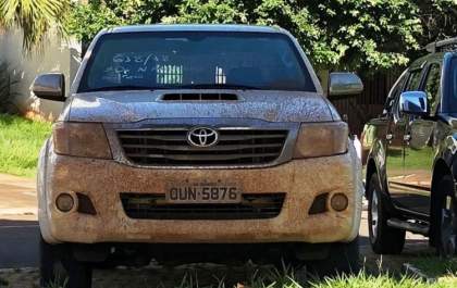 Hilux furtada é recuperada e suspeito acaba preso pela polícia