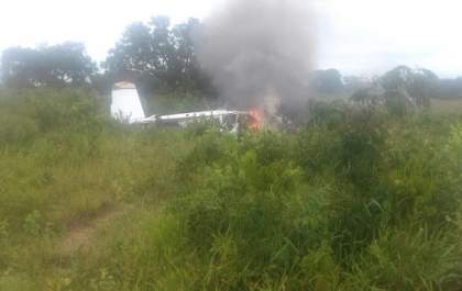 Corpo de Bombeiros de Três Lagoas confirma a morte de uma pessoa após queda de avião