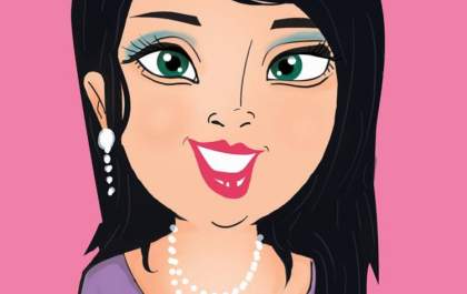 Concorra a uma caricatura digital