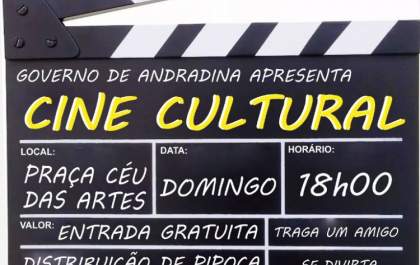 Neste domingo tem Cine Cultural na Praça do CEU de Andradina