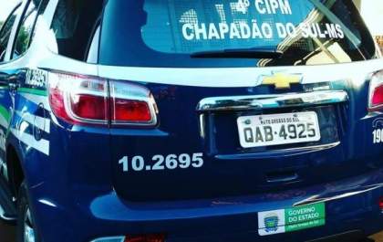 Polícia Militar de Chapadão do Sul prende homem com mandado de prisão