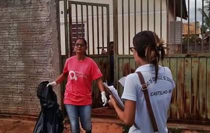 Saúde de Castilho inicia mutirão da limpeza contra dengue