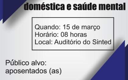 Assistência Social de Três Lagoas promove palestra sobre violência e saúde mental