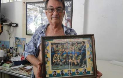 A história de um comerciante de Três Lagoas e seu quadro da seleção brasileira campeã mundial em 58
