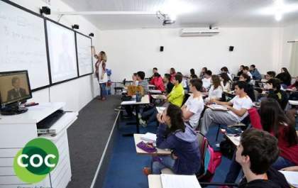 Cursinho COC prepara estudantes para as melhores faculdades