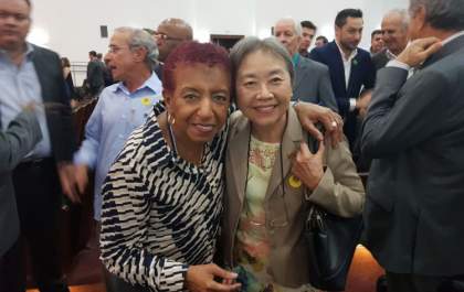No Palácio dos Bandeirantes, Tamiko garante investimentos para a Saúde