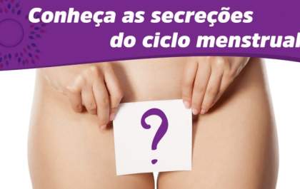 Os sinais do ciclo menstrual