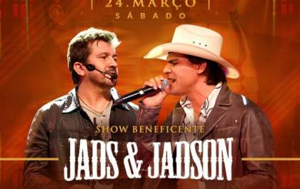 Dupla 'Jads e Jadson' estará presente em evento organizado pelo Rotary Club de Três Lagoas