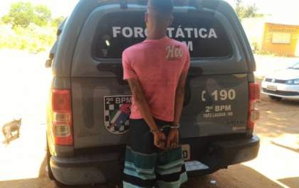 Jovem que tentou furtar comércio é preso pela Polícia Militar de Três Lagoas
