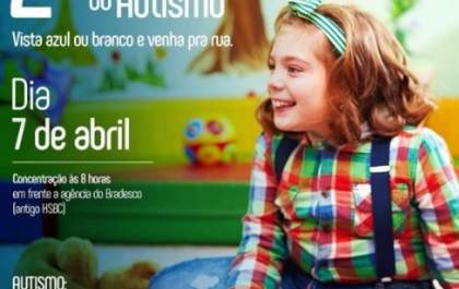 2ª Caminhada pela Conscientização do Autismo será realizada no dia 7 de abril