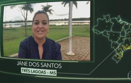 Três-lagoense participa de quadro “O Brasil que eu quero” da Rede Globo