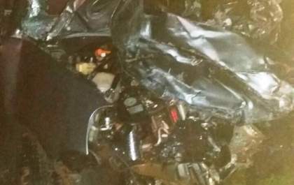 Aposentado morre em acidente entre carro e ônibus em estrada da região