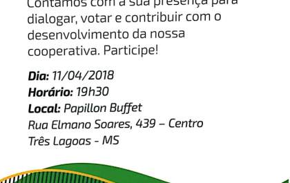 Vamos construir juntos o futuro da nossa cooperativa