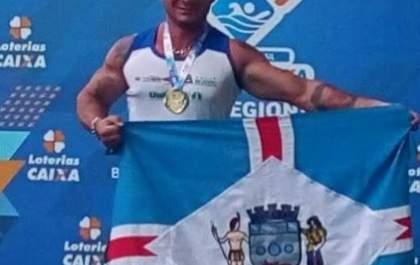Atleta paralímpico três-lagoense conquista três medalhas em competição nacional