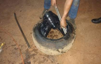 Homem é preso em Três Lagoas por contrabando de pneus do Paraguai