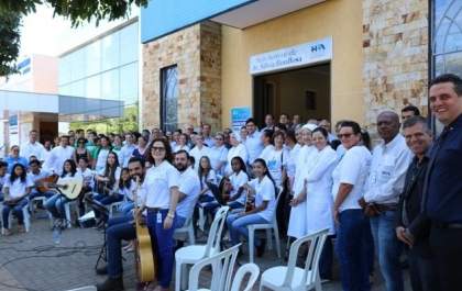 Hospital Auxiliadora realiza cerimônia de boas-vindas a Irmã Conselheira Silvia Boulossa