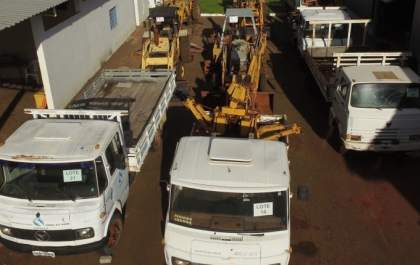 Leilão da Sanesul em maio tem caminhão por R$ 1 mil e Strada por R$ 1,5 mil