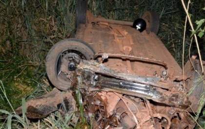 Coronel da PM capota carro após cruzar rotatória da MS-376
