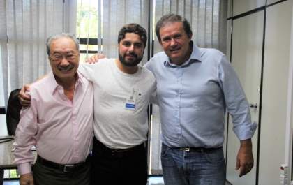 Deputados Eduardo Rocha e George Takimoto fecham projeto político com vereador de Miranda