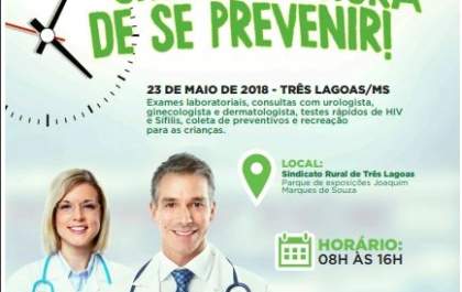 Prefeitura de Três Lagoas e Sindicato Rural realizam Dia da Saúde do Homem e da Mulher Rural