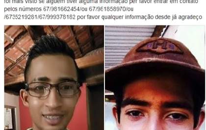 Jovem desaparecido em Três Lagoas é encontrado na casa de um amigo
