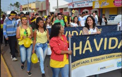 “Maio Amarelo” tem encerramento com passeata em Três Lagoas