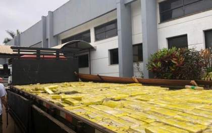 Com o apoio do exército, polícia apreende 626 quilos de maconha em Três Lagoas