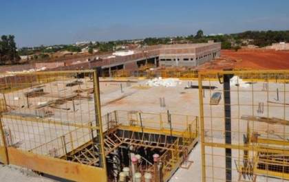15% das obras do Hospital Regional de Três Lagoas estão concluídas