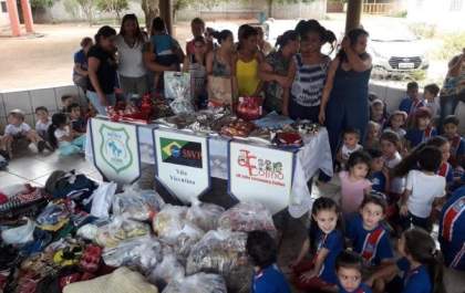 Alunos de Escolas Municipais de Três Lagoas se unem para ajudar famílias da 'Vila Vicentina'