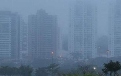 Temperaturas caem no decorrer do dia, com declínio de até 5ºC