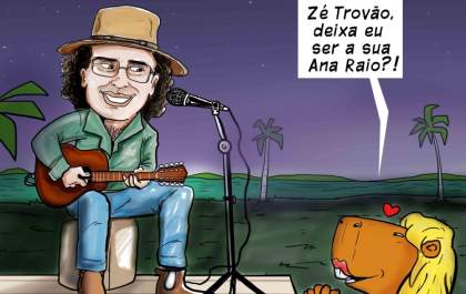 Almir Sater e sua fã