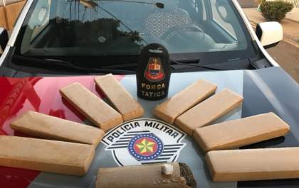 FT localiza em Castilho casa à serviço do tráfico escondendo 7,5 kg de maconha