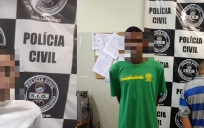 Autores de roubo de caminhonete são presos pelo SIG