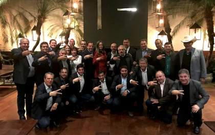 Prefeitos da região participam de jantar com Dória