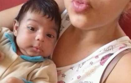Garota de 17 anos desaparece com filho de 1 mês