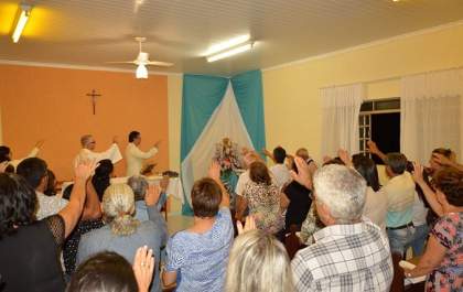 Missa em honra a padroeira do bairro Santa Amélia é realizada em Tupi Paulista