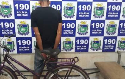 Força Tática prende autor de receptação e recupera bicicleta furtada