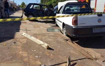 Motorista foge após acidente e deixa quatro da mesma família feridos
